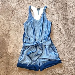 Poleci Blue Sleeveless Jumpsuit